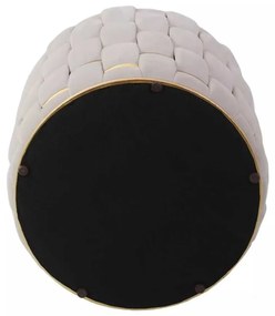 Taburet Bargino Velvet, crem