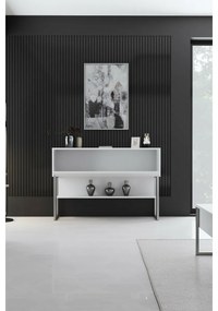 Comodă Luxe White and Silver