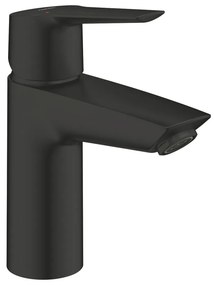 Baterie lavoar Grohe Start, marimea S, ventil inclus, negru mat