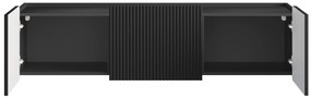 Dulap TV Malmi 150 cm suspendată - negru mat / negru