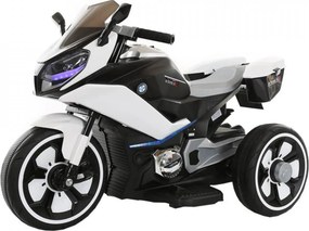 Motocicleta Electrica cu Acumulator Pentru Copii NOVOKIDS™ Cairo Motor, 3-8 ani, max 30 kg, Functie Bluetooth, Cu Sunete si Melodii, 3 Roti, Volum