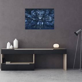 Tablou pe sticlă - Baroc întunecat (70x50 cm)