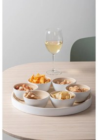 Set de servire alb din bambus ø 32 cm Puro – PT LIVING