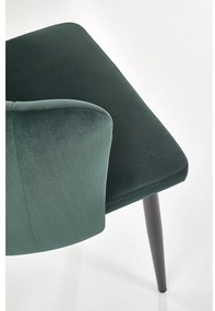 Scaun de bucaterie Bernita, verde/negru