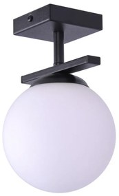 Plafoniera Moderna, 1xE14, Negru, Globe