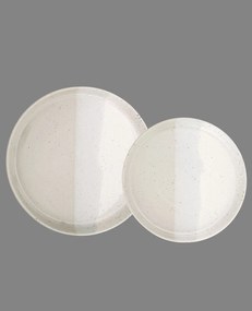 Set 2 Farfurii Artizan GRI Arhitect ( 1 Farfurie 25 cm 1 Farfurie 20 cm )