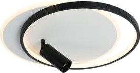 Brilagi - Plafonier LED dimabil UNITY LED/48W/230V + 1xGU10/3W alb/negru + cu telecomandă