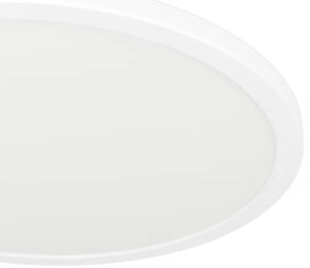Plafonieră LED RGBW dimabilă de exterior Eglo 90142 ROVITO-Z 18,5W/230V d. 38,9cm IP44 alb