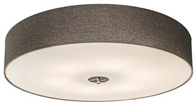 Plafoniera inteligentă taupe 70 cm cu 6 becuri WiFi A60 - Drum Jute