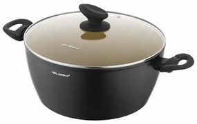 Florina Oală din aluminiu cu capac AmVegan byMateusz Gessler, 26 cm, 4,8 l