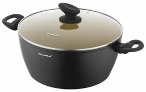 Florina Oală din aluminiu cu capac AmVegan byMateusz Gessler, 26 cm, 4,8 l