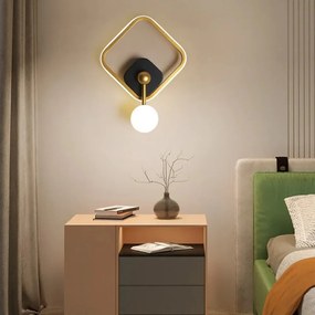 Aplica Led, Elit's Esn B91-3, 3 Tipuri De Lumina, 40W, Auriu