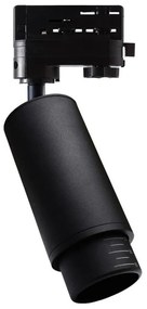 Spot pentru sistem de șină trifazic MICA 1xGU10/25W/230V negru