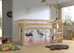 Pat copii compact și husă Princess Sophie pentru copii, Vipack Pino