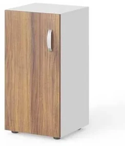 Dulap scurt Manager 39,9 x 42,2 x 80 cm, stânga, nuca warmia / alb