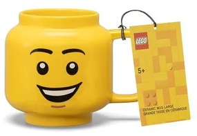 Cană pentru copii galben din ceramică 530 ml Head – LEGO®