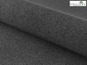 MAZZONI EXPORT IRIS Antracit [Gri închis] (material Monza 130) - SCAUN MODERN TAPIȚAT BOUCLÉ PENTRU SALON/SUFRAGERIE LOFT