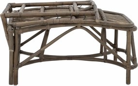 Sezlong Dione, maro, din rattan