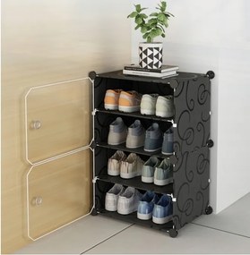 Pantofar modular SHOZIX 23x33 cm, gri
