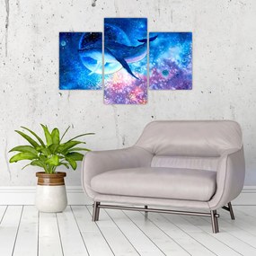 Tablou - Balena spațială (90x60 cm)
