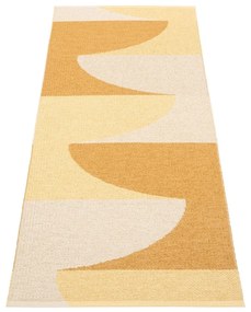 Covor tip traversă pentru interior și exterior galben ocru 70x180 cm Hill Ochre Pale Yellow – Pappelina