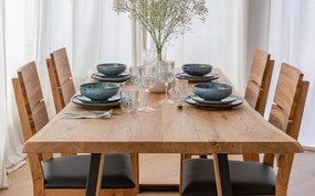 Masă stejar masiv Dining Gianna 180x90 cm sau 200x100 cm - 180 x 90 cm