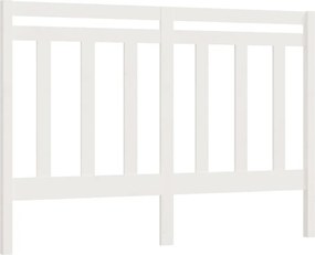 vidaXL Tăblie de pat, alb, 166x4x100 cm, lemn masiv de pin