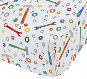 Cearceaf pentru copii pentru pat de o persoană cu elastic 90x190 cm Digger Dreams – Catherine Lansfield