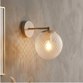 Brilagi - Lampă de perete STELLA 1xE27/60W/230V bej/auriu