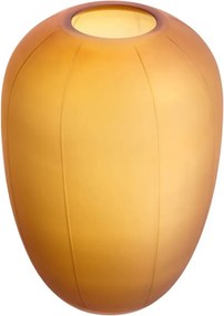 Vas decorativ din sticla design LUX Zenna S, amber