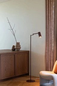 Lampa de podea din metal cu brat articulat Bilbao visiniu