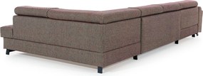 Colțar lemn masiv Formă U Extensibil Joy 370x190cm Personalizabil