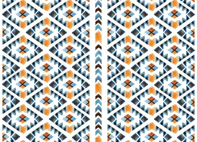 Fototapet - Ornament geometric (254x184 cm)