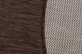 Covor SISAL SION cerc A5165A Melanj țesute plate maro