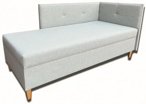 Pat de o persoană (canapea) 80 cm Alissa (cu saltea din arcuri) (D). 1052020
