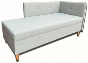 Pat de o persoană (canapea) 80 cm Alissa (cu saltea din arcuri) (D). 1052020