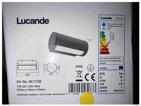 Aplică LED de exterior BOHDAN LED/11W/230V IP65 Lucande