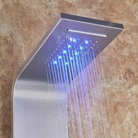 Panou de duș cu hidromasaj Aquapro crom