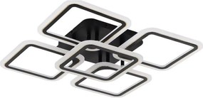 Plafonieră LED dimabilă Zuma Line MS232150R-BK STELLAR LED/55W/230V 3000-6000K negru + telecomandă