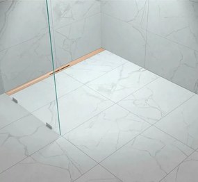 Set rigola de dus plus capac Kessel Linearis iNFINITY 90 80 cm cupru