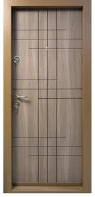 Usa metalica de apartament cu izolatie si vizor Novo Doors First Class NDS09, Deschidere Stanga Dreapta, Dimensiune 200X88 cm, Tabla 1.2 mm, Kit