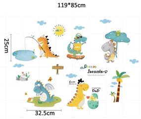 Autocolant de perete „Dinozaurii 11” 119x85cm