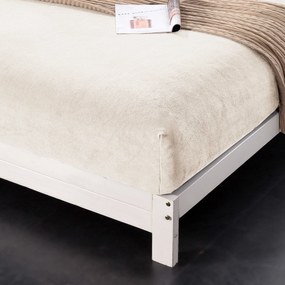 Cearsaf microplus NOLVIA 180x200 cm crem