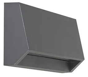 Lampa de perete exterioară modernă gri închis cu LED IP65 - Sandstone 2