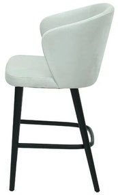 Scaun insula alb din material sau piele ✔ model BRUNO