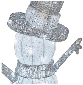 Decorațiune LED de Crăciun de exterior 80xLED/3,6W/230V IP44 82 cm om de zăpadă