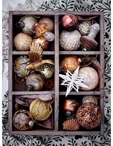 Glob de Crăciun din sticlă ø 8 cm Ciri – Bloomingville