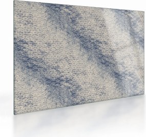 Tablou pe sticlă - Model de valuri (70x50 cm)