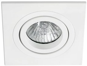 Rama spot directionabil, incastrabil, alb, dim. 9,2x9,2cm RADON-C, 43396