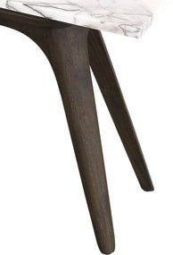 Masuta laterala design LUX cu blat din marmura italiana Borre 60x30cm